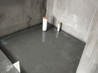 地砖铺贴及地面找平施作