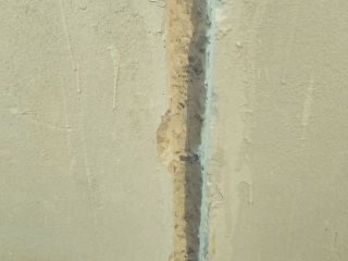 水、电管开槽施作