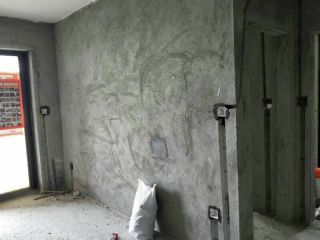水电线管开槽施工