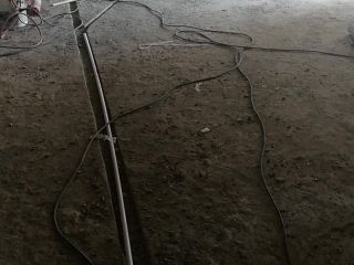 水、电管开槽施作
