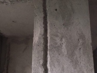 水、电管开槽施作