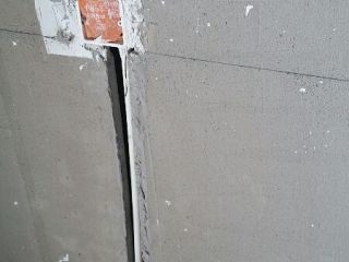 水、电管开槽施作