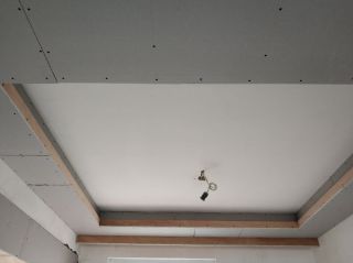 石膏板吊顶施作