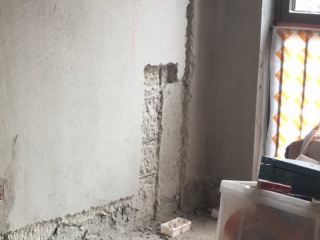 水电线管开槽施工
