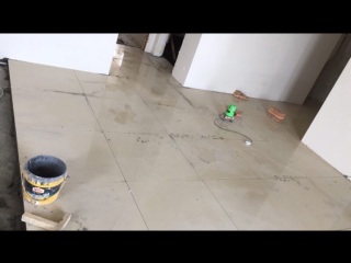 地砖铺贴及地面找平施作