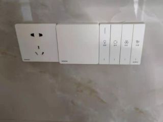 开关、插座面板及灯具安装