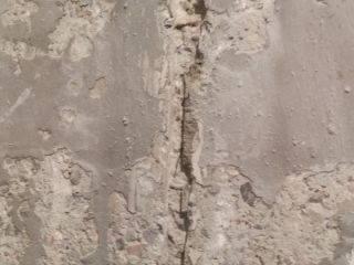 水、电管开槽施作