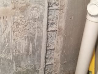 水、电管开槽施作