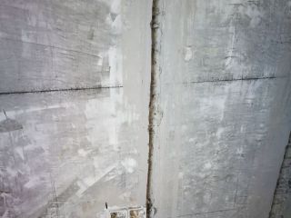 水、电管开槽施工
