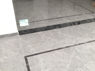 地砖铺贴及地面找平施作