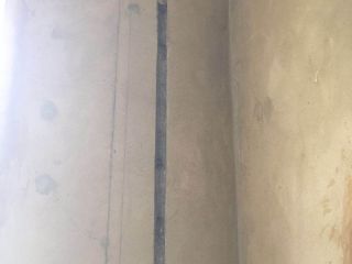 水、电管开槽施作