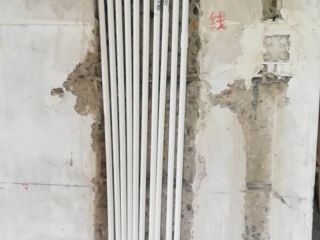 水、电管开槽施作