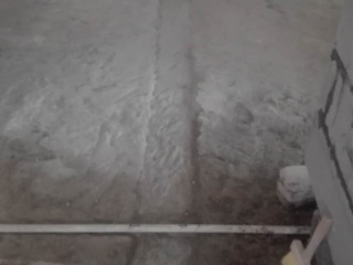 水、电管开槽施作