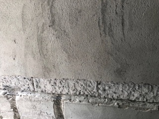 水、电管开槽施作