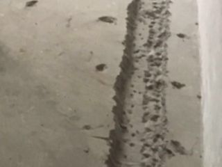 水、电管开槽施作