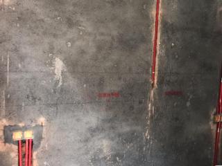 水、电管开槽施工