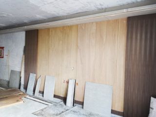现场木制品造型施作