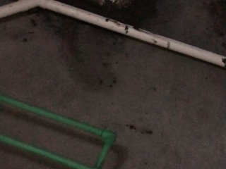 水、电管开槽施作