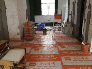 地砖铺贴及地面找平施作