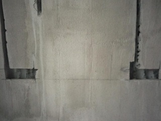 水、电管开槽施作