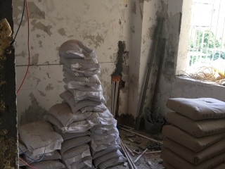 水电线管开槽施工