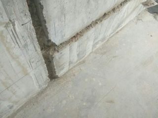 水、电管开槽施作