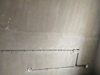 水电线管开槽施工