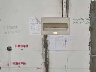 强、弱电布管，穿线施作