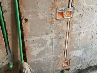 强、弱电布管，穿线施作