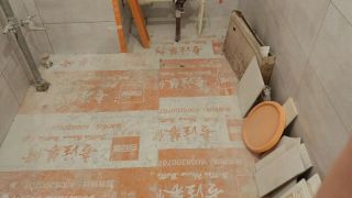 地砖铺贴及地面找平施作