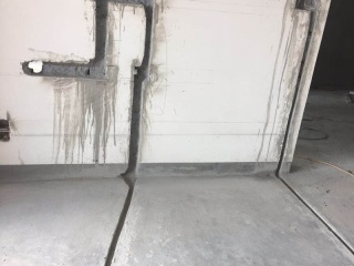 水、电管开槽施工