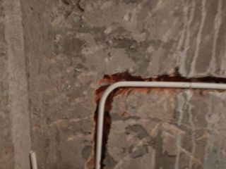 水、电管开槽施工