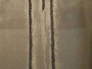 水、电管开槽施作