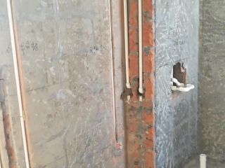 水、电管开槽施作