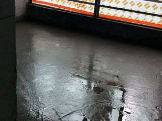 地砖铺贴及地面找平施作