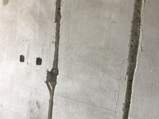 水、电管开槽施工