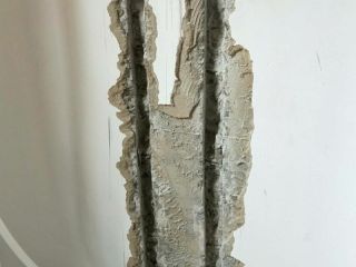 水、电管开槽施作