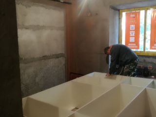现场木制品造型施作