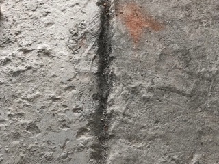 水、电管开槽施作