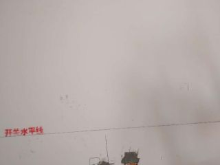 现场背景墙及隔墙施作