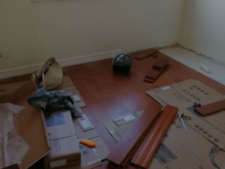 实木复合地板铺设