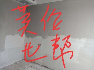 墙、顶面腻子批嵌