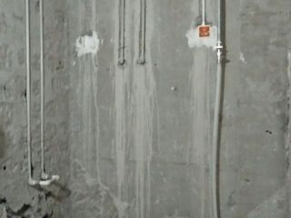 水、电管开槽施作