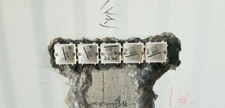水、电管开槽施工