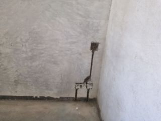 水、电管开槽施作