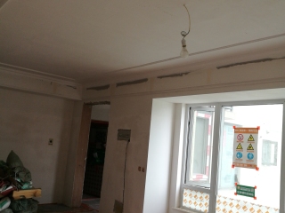 地砖铺贴及地面找平施作