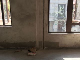 水、电管开槽施作
