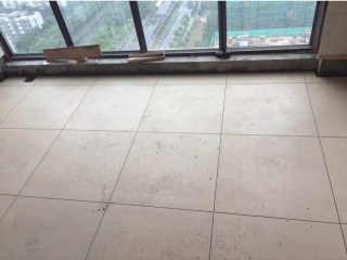 地砖铺贴及地面找平施作