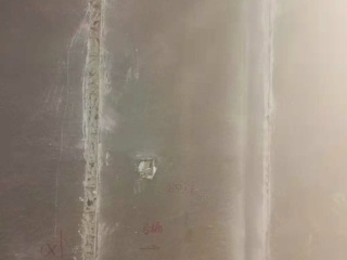 水、电管开槽施作