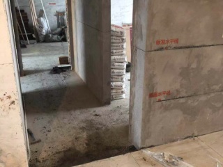 地砖铺贴及地面找平施作